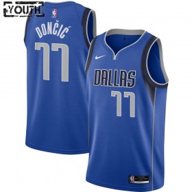 Dres Dallas Mavericks Luka Doncic 77 2020-21 Nike Icon Edition Swingman - Dječji